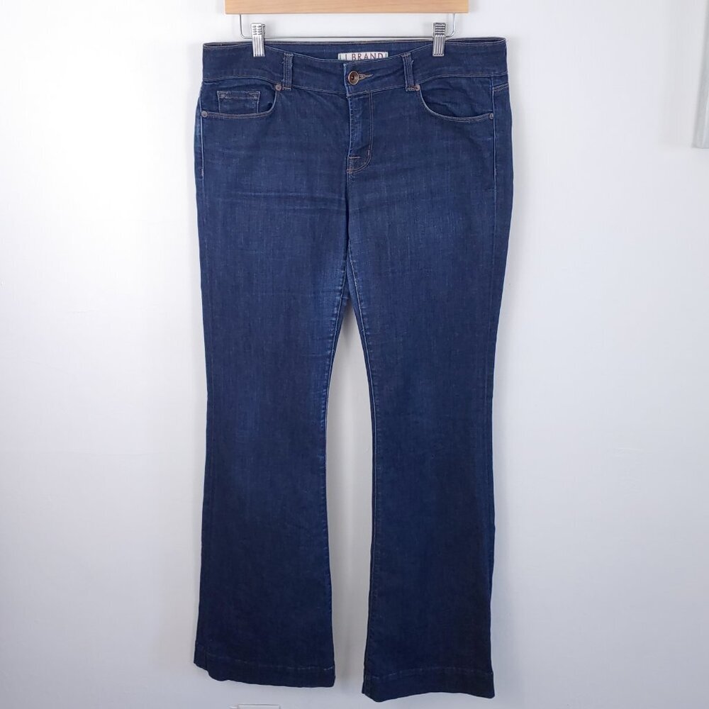 J Brand Love Story Bell Bottom Low Rise Flare Jeans size 32 Tall